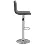 Voir la diapositive 5 : VIDAXL Tabourets de bar lot de 2 gris fonce velours