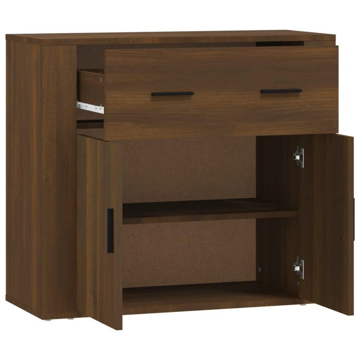 VIDAXL Buffet Chene marron 80x33x70 cm Bois d'ingenierie