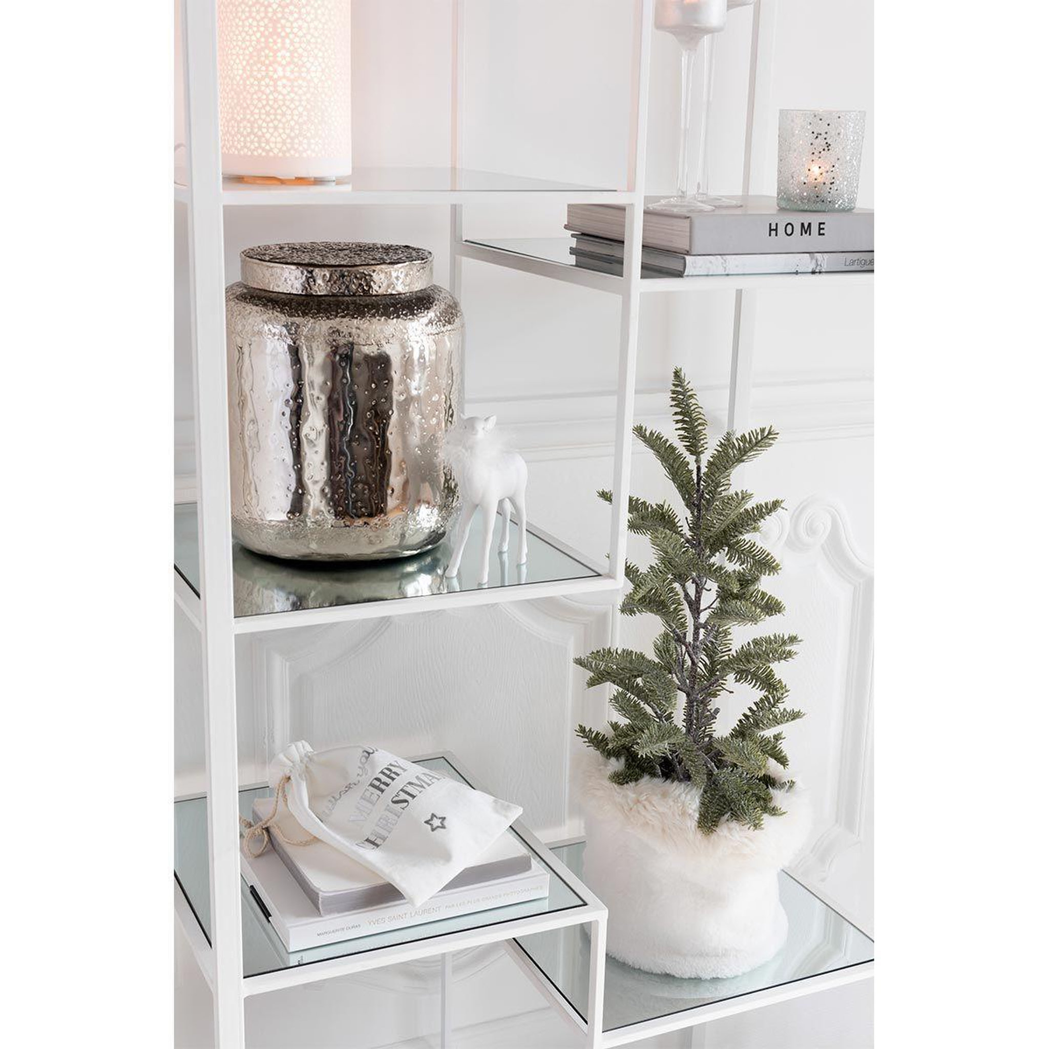Voir la diapositive 2 : J-LINE Plante artificielle  branche de sapin  39cm vert