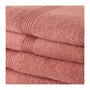 Voir la diapositive 2 : Today TODAY Lot de 2 Serviettes de Bain 50x100 cm + 2 Draps de Bain 70x130 cm Terracotta 100% coton