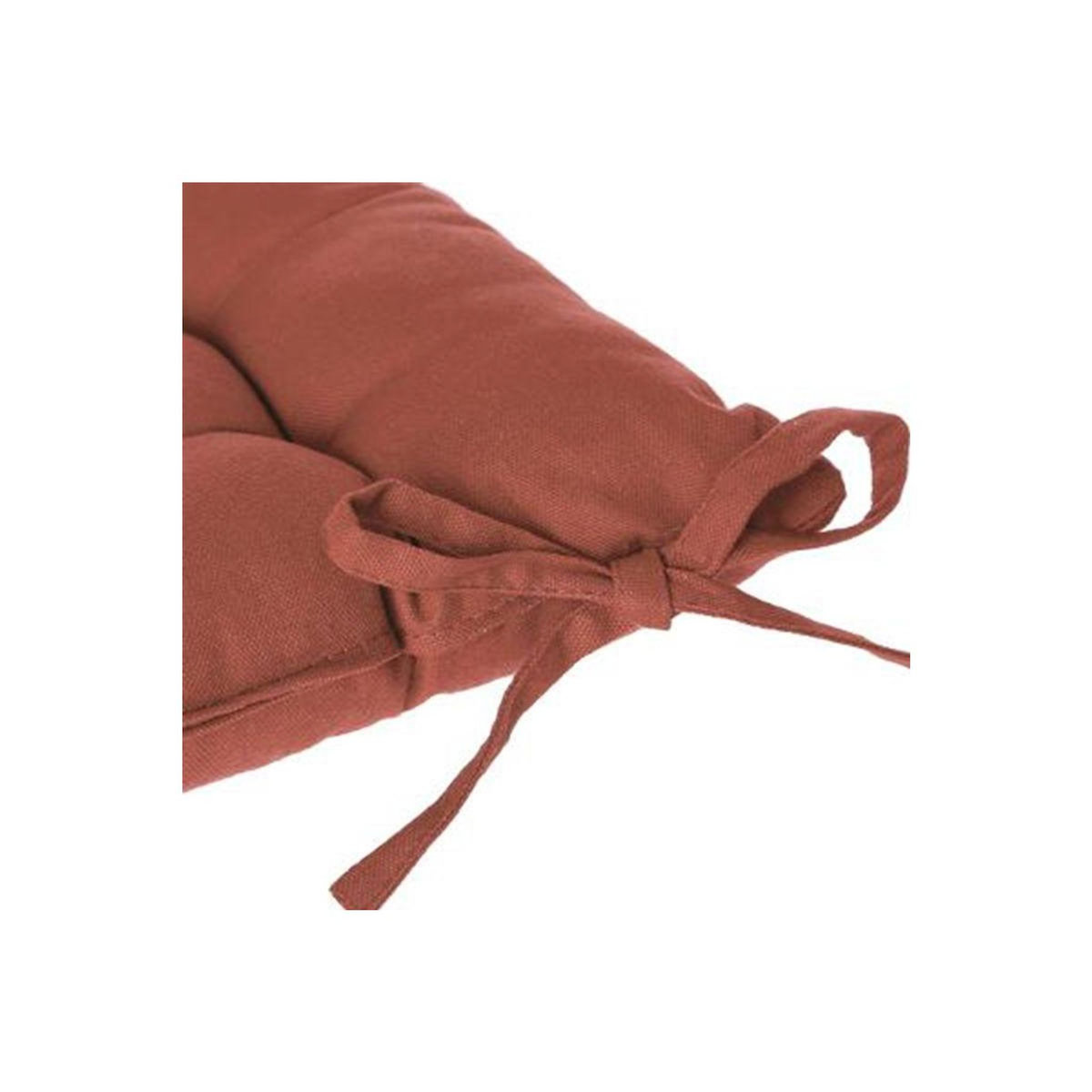 ATMOSPHERA Galette de Chaise  Loria  38x38cm Terracotta
