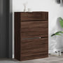 Voir la diapositive 1 : VIDAXL Armoire a chaussures 2 tiroirs rabattables chene marron