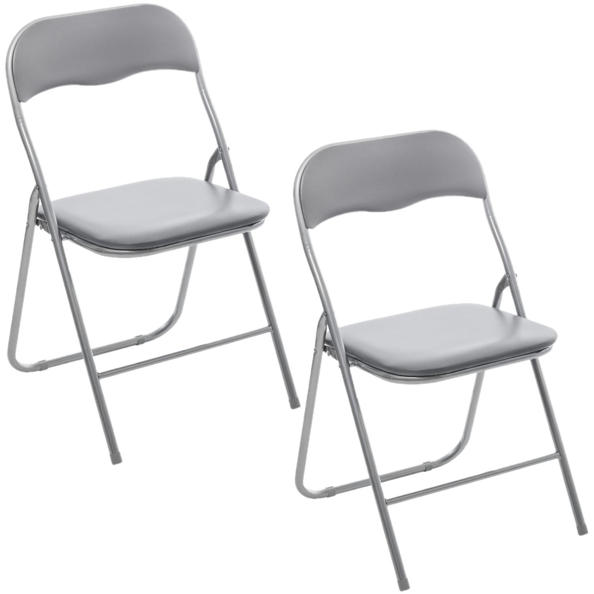 Voir la diapositive 1 : TOILINUX Lot de 2 Chaises pliantes en PVC