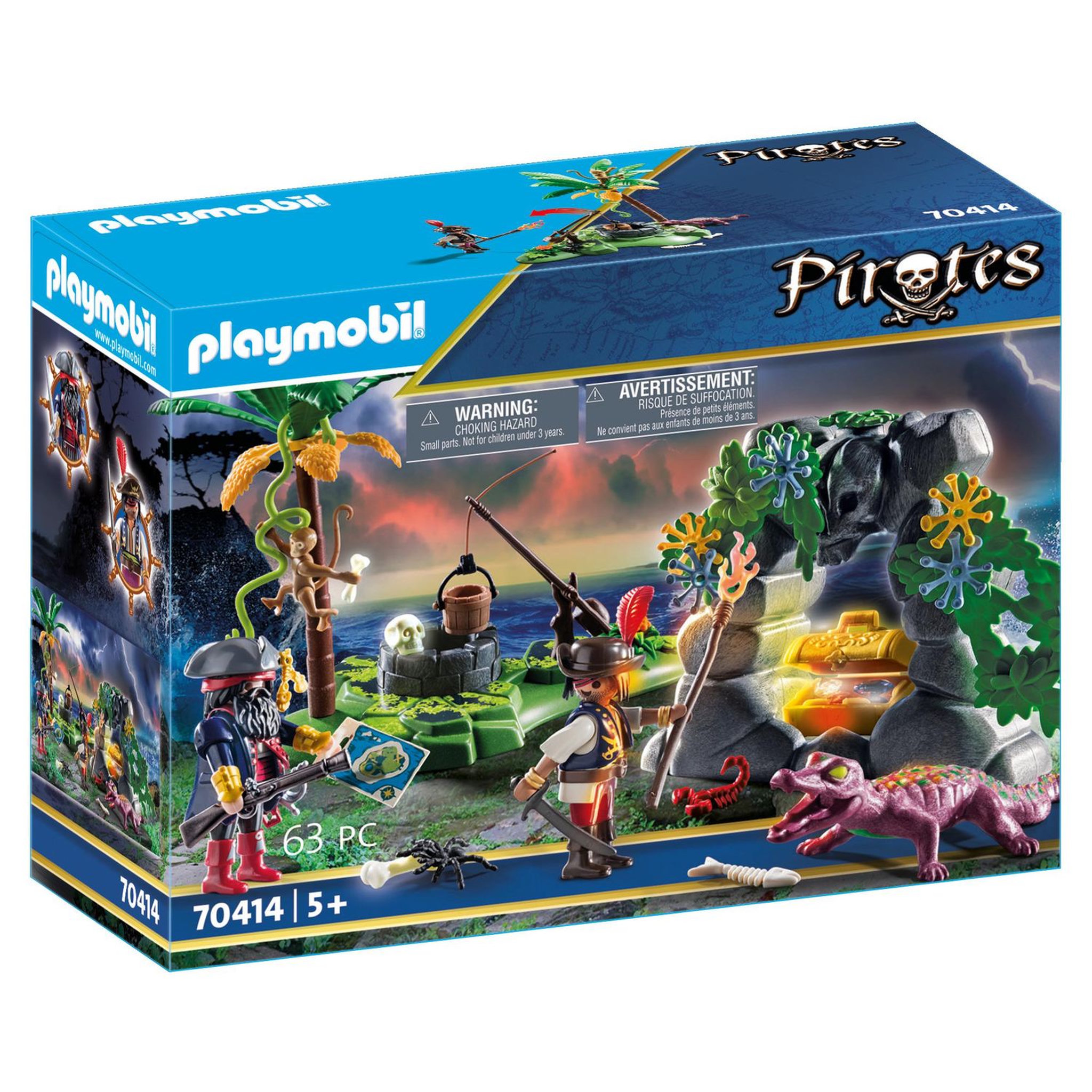 Voir la diapositive 1 : PLAYMOBIL PLAY 70414 REPAIRE DU TRESOR