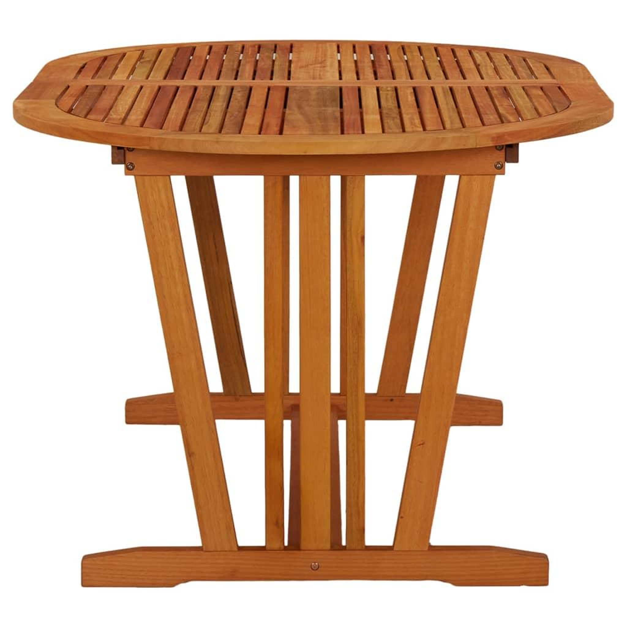 Voir la diapositive 3 : VIDAXL Table de jardin 200x100x75 cm bois d'eucalyptus solide