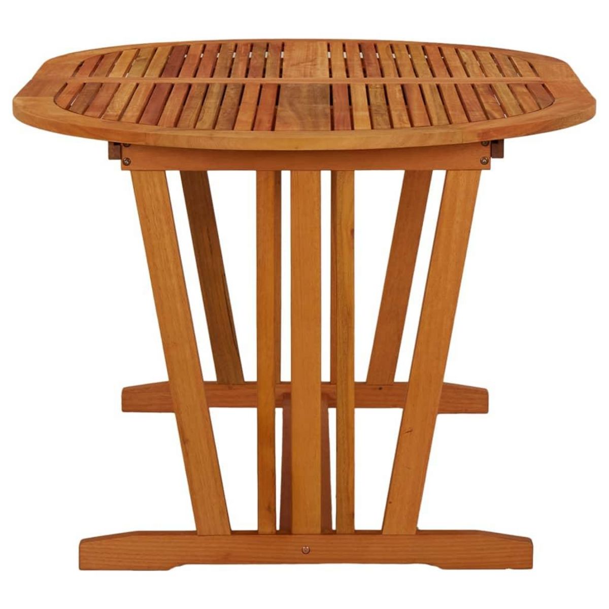VIDAXL Table de jardin 200x100x75 cm Bois d'eucalyptus solide