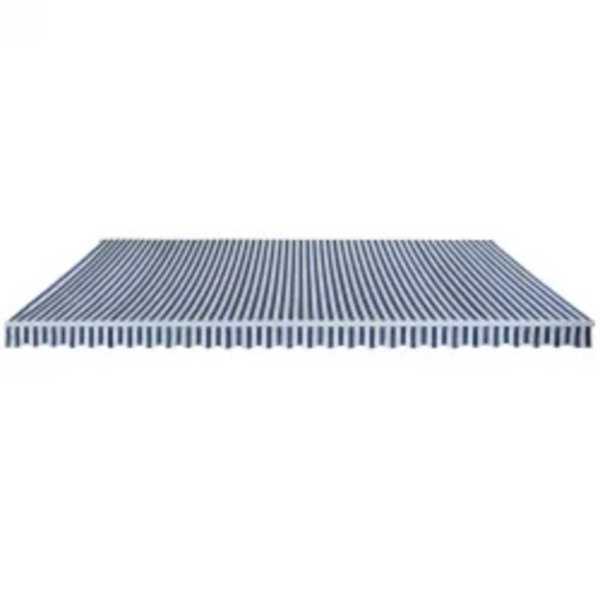 VIDAXL Auvent pliable manuel 600 cm Bleu/blanc