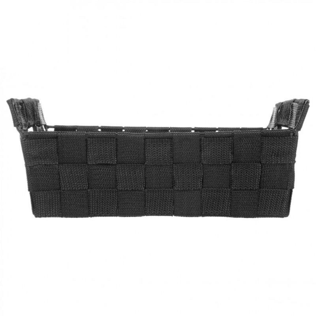  Panier de Rangement  Biseauté  28cm Noir