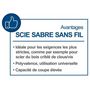 Voir la diapositive 5 : SCHEPPACH Scie sabre sans fil C-RS100-X - coupe max 115mm tous matériaux + 1 lame - SCHEPPACH 20V IXES - sans batterie ni chargeur
