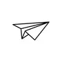Graine créative Tampon bois - avion origami