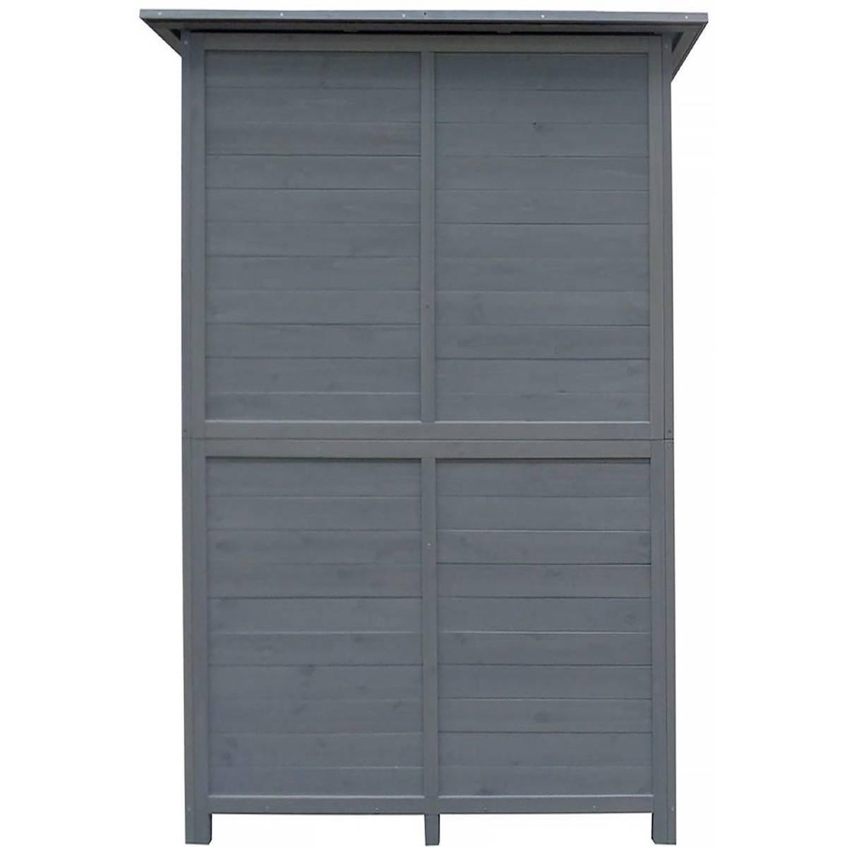 Habitat et Jardin Armoire de jardin  Espacio  - 140 x 49 x 162 cm - Anthracite