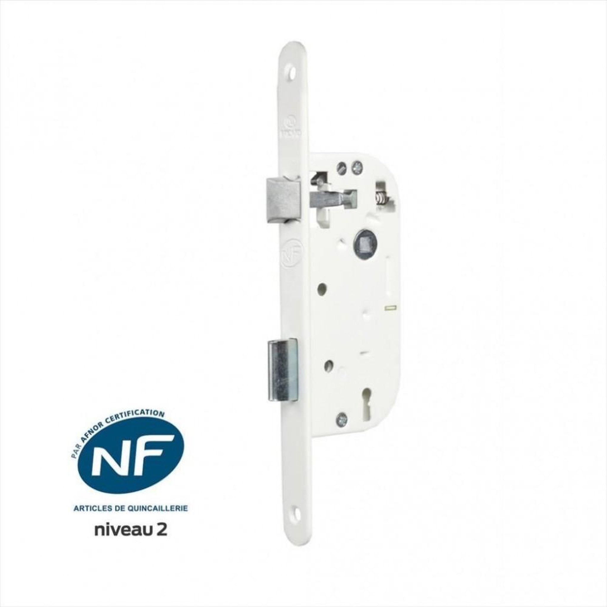 CENTRALE BRICO Serrure encastrée BRICARD certifiée NF, à clé, axe 40 mm