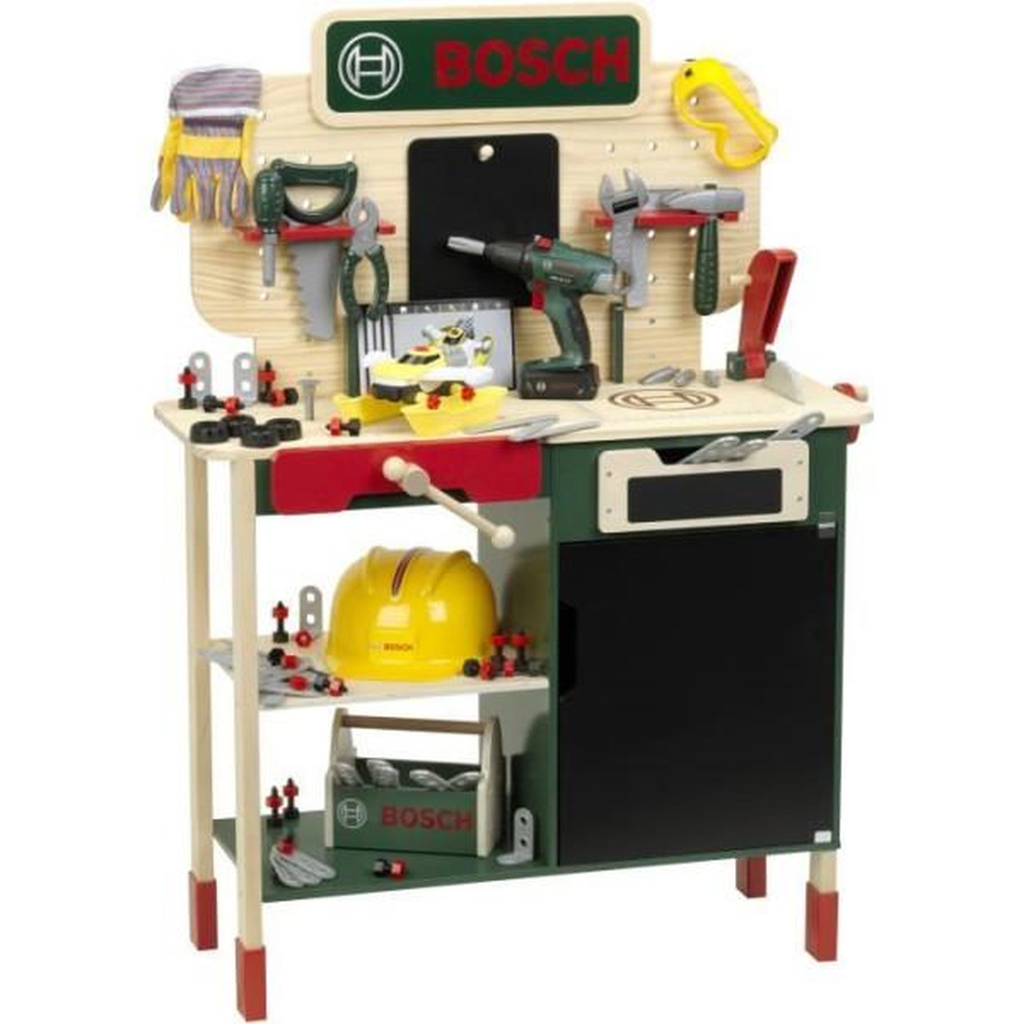 Voir la diapositive 6 : Klein Établi Bosch Klein Toys en bois avec accessoires de bricolage