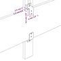 Voir la diapositive 5 : VIDAXL Tetes de lit 4 pcs Creme 90x5x78/88 cm Tissu