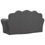 Voir la diapositive 5 : VIDAXL Canape pour enfants 2 places anthracite peluche douce