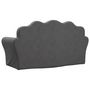 Voir la diapositive 5 : VIDAXL Canape pour enfants 2 places anthracite peluche douce