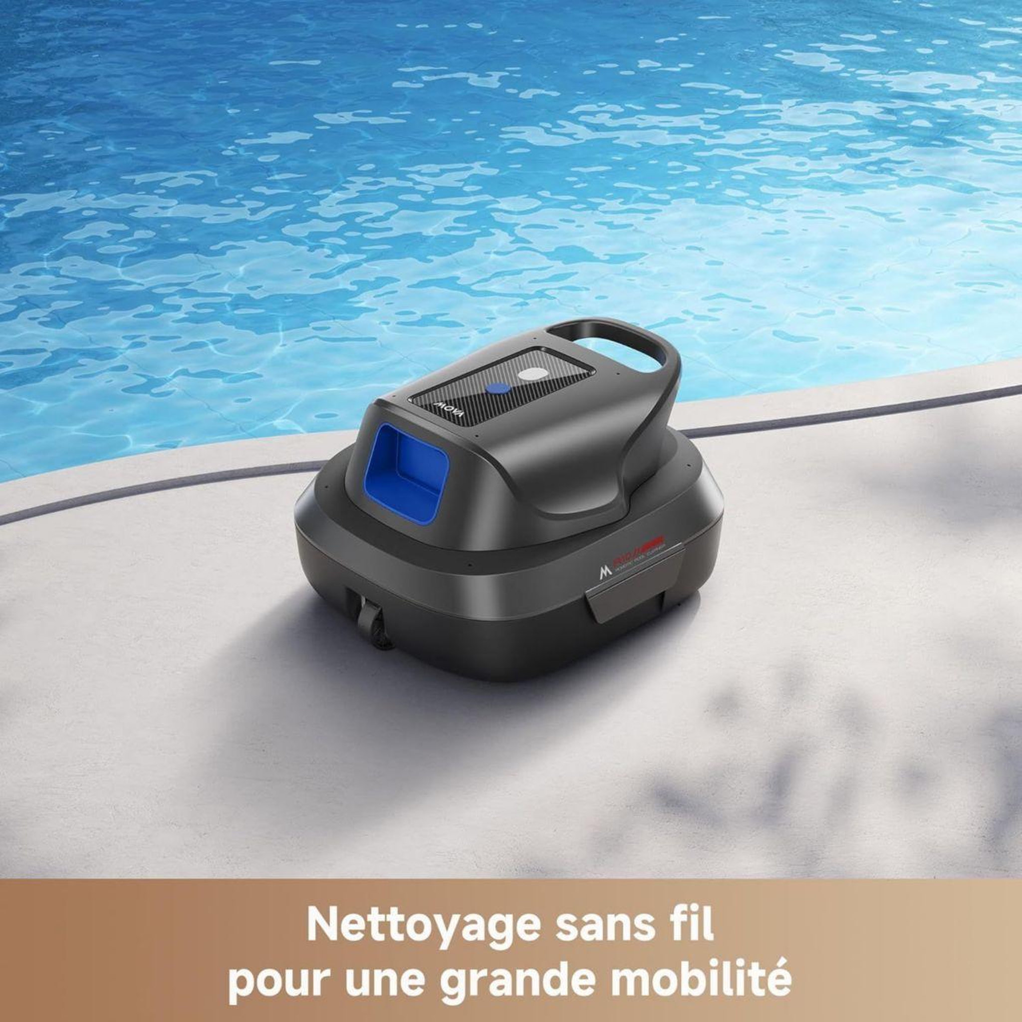 Voir la diapositive 2 : MOVA Robot piscine diver r10 sans fil - fond - bassin jusqu'à 80 m²