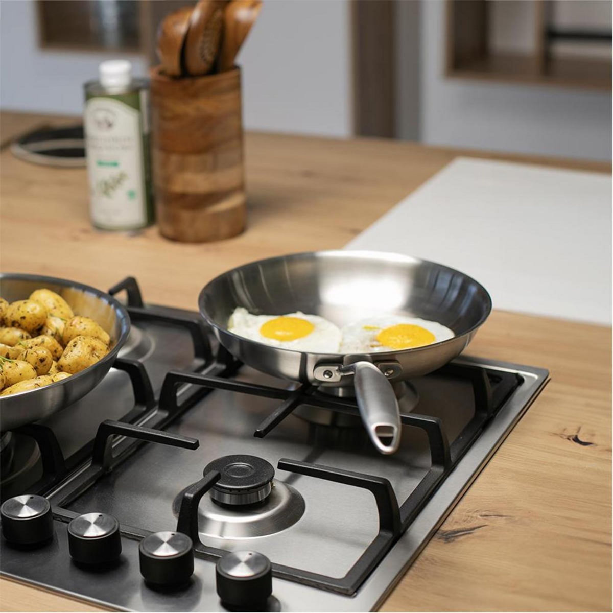 LIVOO Poêle inox 24cm - mep158