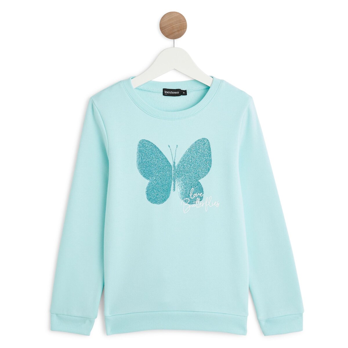 INEXTENSO Sweat manches longues papillon fille