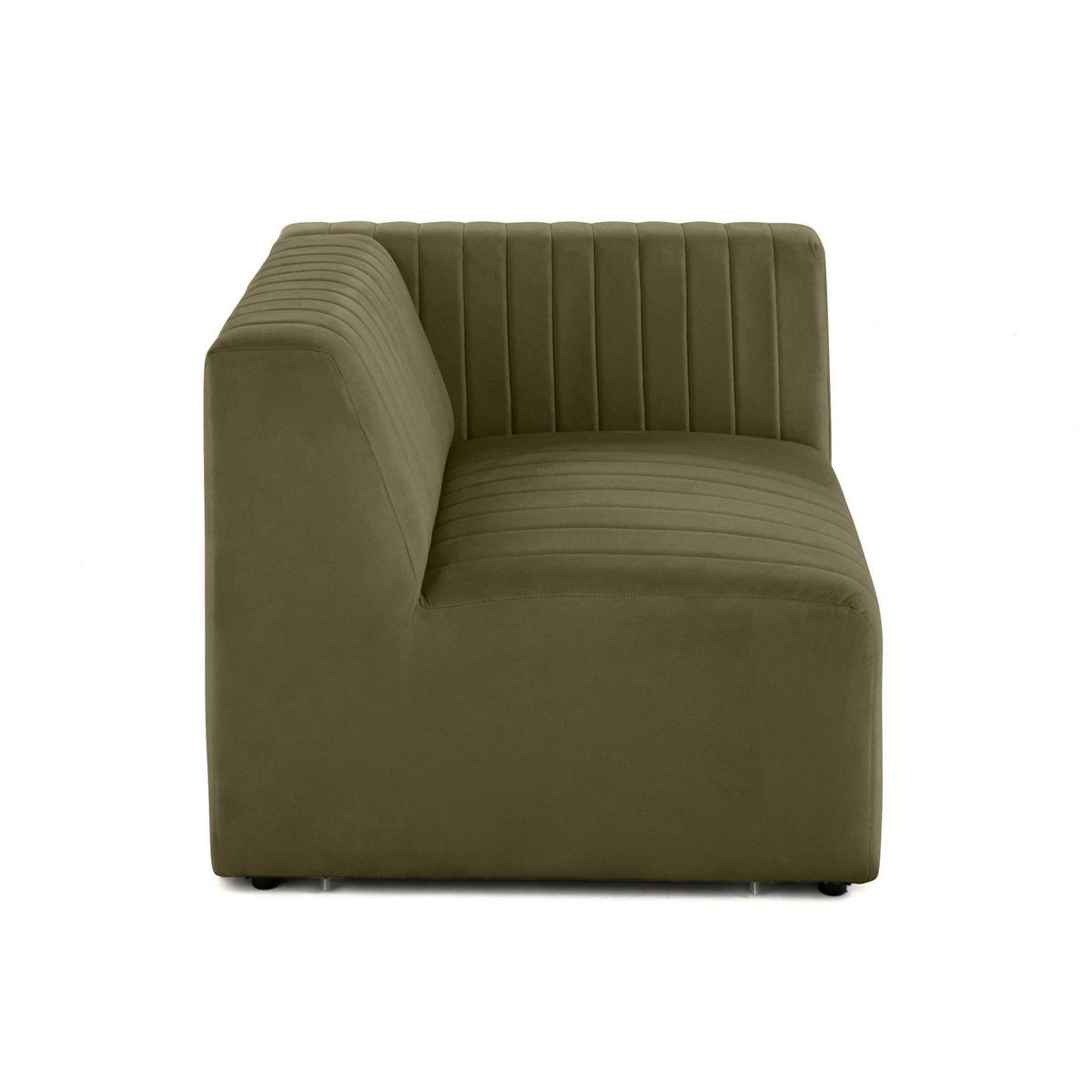 LISA DESIGN Nova - module d'assise droit - en velours