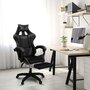Voir la diapositive 7 : Fauteuil de bureau gamer pivotant ajustable en hauteur GEEK