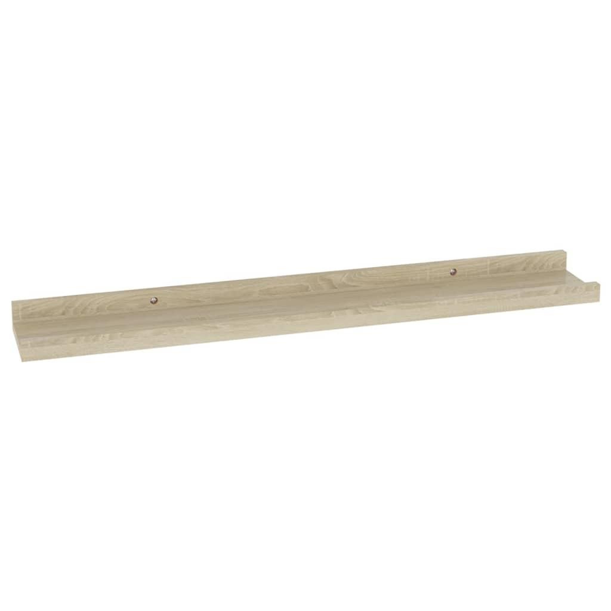Voir la diapositive 5 : VIDAXL Etageres murales 4 pcs chene sonoma 60x9x3 cm