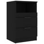 Voir la diapositive 3 : VIDAXL Tables de chevet 2 pcs Noir Bois d'ingenierie