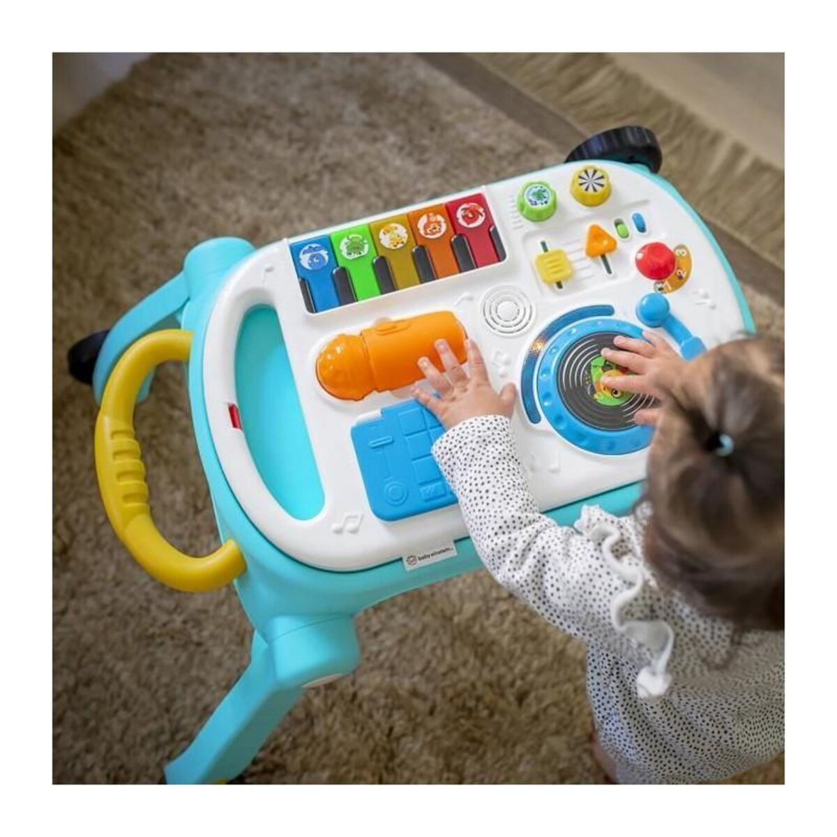 BABY EINSTEIN Table d'activité Baby Einstein Musical Mix 'N Roll bleu