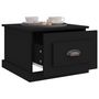 Voir la diapositive 5 : VIDAXL Table basse Noir 50x50x35 cm Bois d'ingenierie