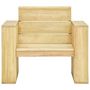 Voir la diapositive 3 : VIDAXL Chaises de jardin lot de 2 89x76x76 cm Bois de pin impregne