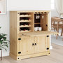 Voir la diapositive 3 : VIDAXL Armoire à vin Corona 97x45x114 cm bois de pin massif