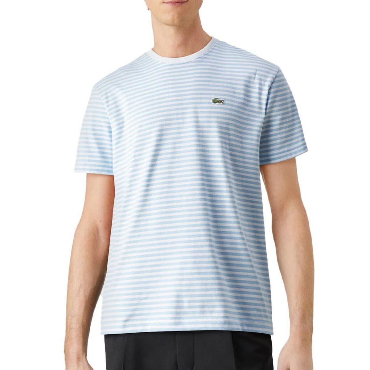 Lacoste T Shirt Bleu/ Homme Lacoste Striped