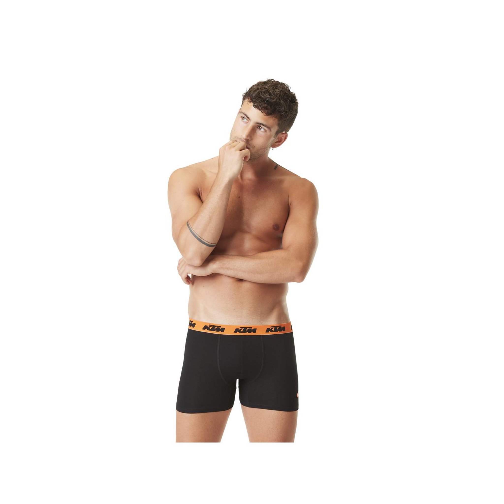 Voir la diapositive 6 : KTM Lot de 4 boxers en coton homme