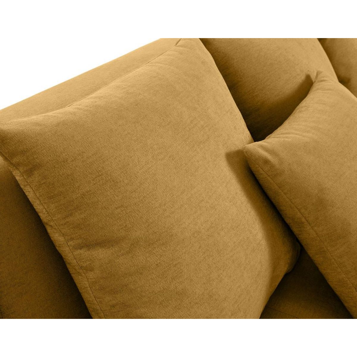 LISA DESIGN Amalfi - canapé modulable d'angle réversible - 5 places - en tissu