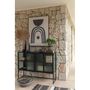 Voir la diapositive 5 : Paris Prix Lot de 2 Coupelles Déco  Zostère  46cm Noir & Beige