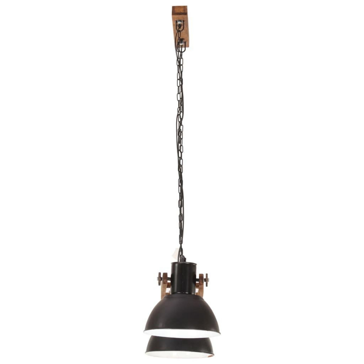 VIDAXL Lampe suspendue industrielle 25 W Noir 109 cm E27