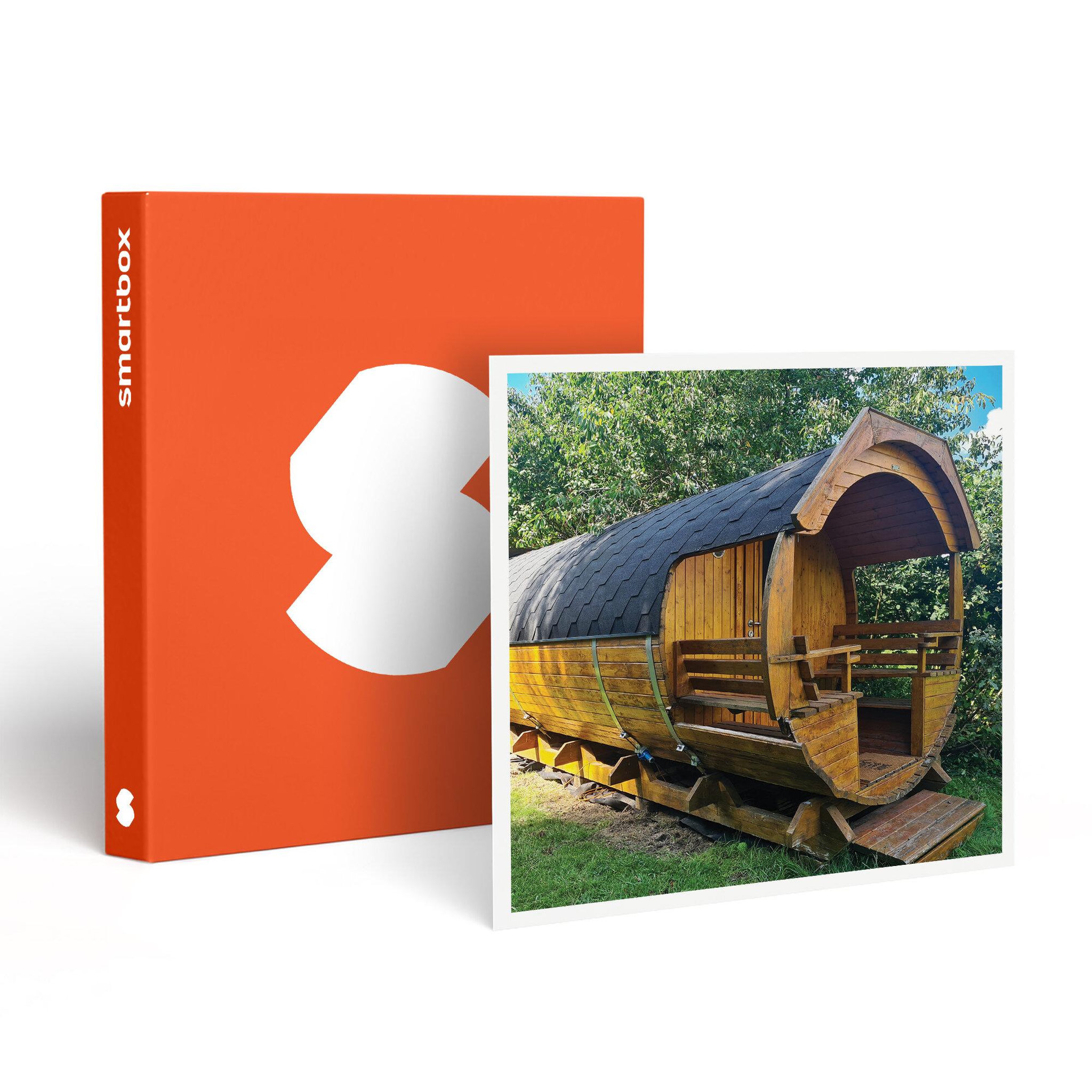 Smartbox 2 jours insolites en tonneau avec dîner, modelage et accès privatif au spa près de strasbourg - coffret cadeau séjour