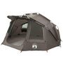 Voir la diapositive 4 : VIDAXL Tente de peche 5 personnes gris impermeable