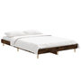 Voir la diapositive 3 : VIDAXL Cadre de lit sans matelas chene fume 120x190 cm bois ingenierie