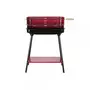 MARKET24 Barbecue à Charbon sur Pied DKD Home Decor Rouge Acier (53 x 37 x 80 cm)