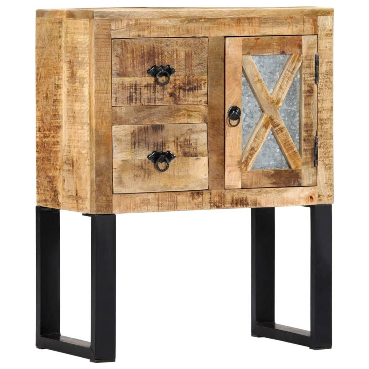 VIDAXL Buffet 60x30x76 cm Bois de manguier massif