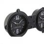 Voir la diapositive 2 : AAAAA Horloge Murale DKD Home Decor Verre Noir Fer (58 x 6.5 x 18 cm)