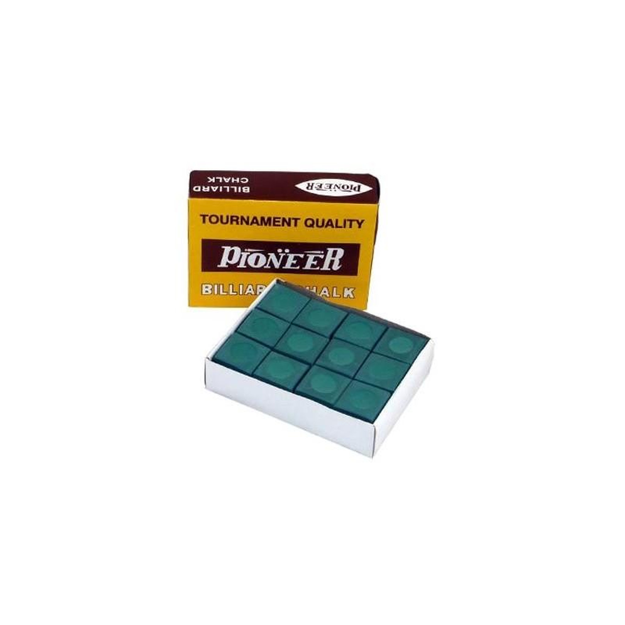 Voir la diapositive 1 : Pioneer Craies Billard Standard - Boîte de 12 craies - Pioneer