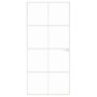 Voir la diapositive 3 : VIDAXL Porte d'interieur Blanc 93x201,5 cm Trempe verre aluminium fin