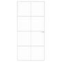 Voir la diapositive 3 : VIDAXL Porte d'interieur Blanc 93x201,5 cm Trempe verre aluminium fin