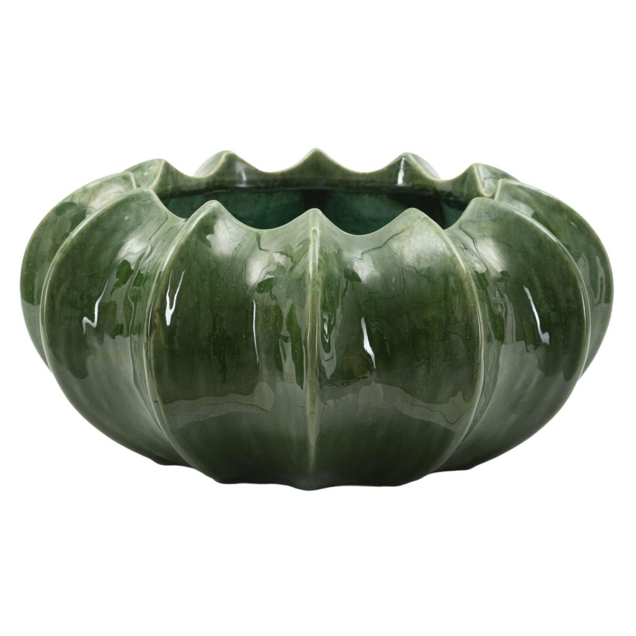 Paris Prix Cache-pot en céramique  cactus  31cm vert