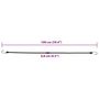 Voir la diapositive 6 : VIDAXL Cordes elastiques avec bandes reflechissantes et crochets 25pcs