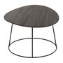 Voir la diapositive 4 : Paris Prix Table d'Appoint Design  Mesla  69cm Marron Foncé