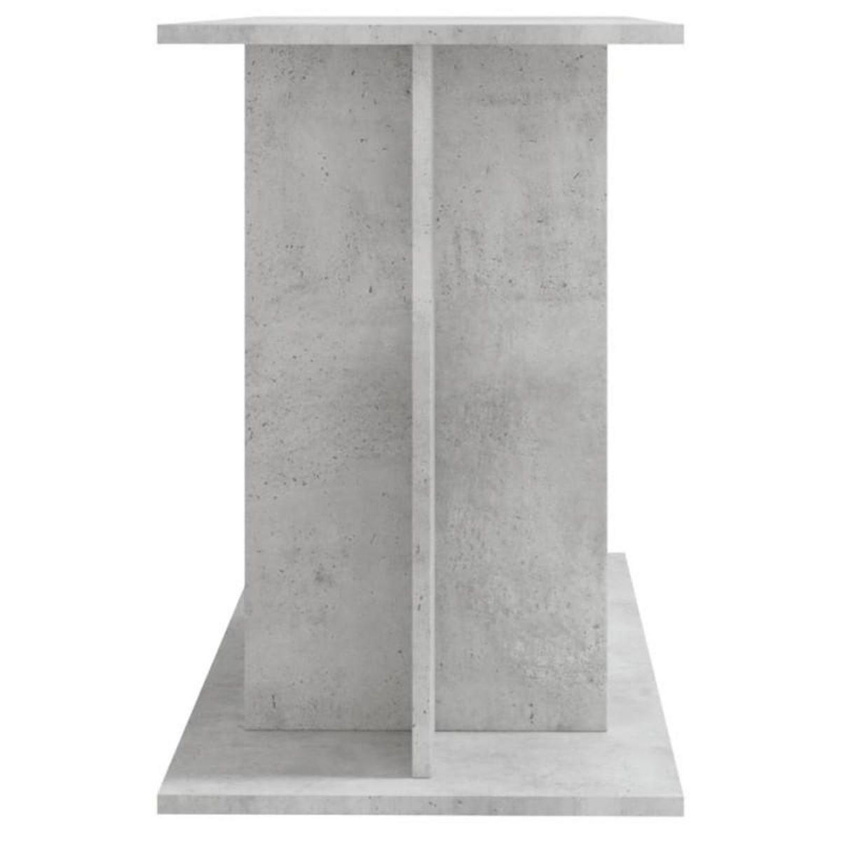 VIDAXL Support pour aquarium gris béton 100x40x60 cm bois d ingénierie