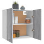 Voir la diapositive 4 : VIDAXL Armoire suspendue Sonoma gris 60x31x60 cm Bois d'ingenierie